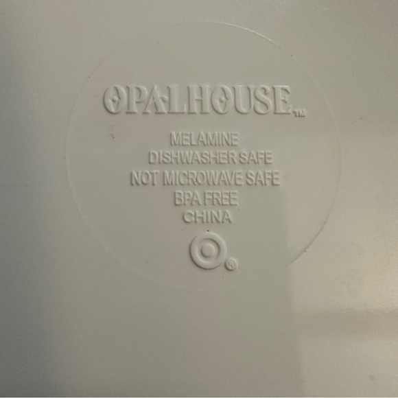 Opalhouse White, red & yellow Melamine Heart and Waffles Serving Platter Tray - Picture 7 of 8